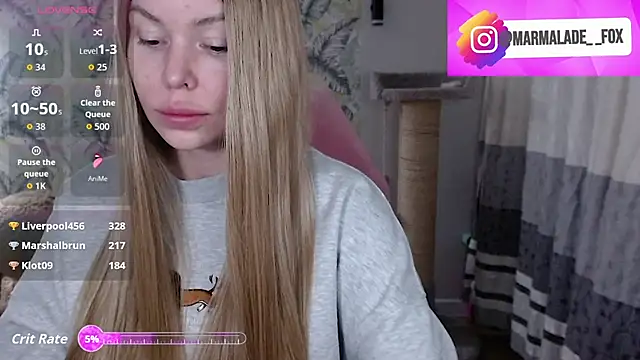 Marmalade Fox online show from March 15, 11:45 am