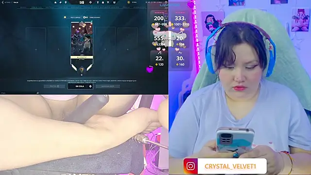 crystal7u7 online show from October 14, 8:11 pm