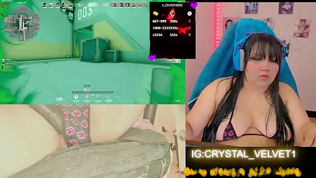 crystal7u7 online show from September 17, 8:51 pm