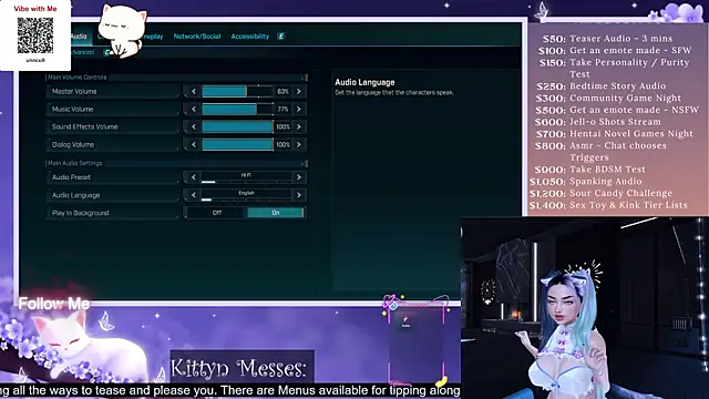 Snapshot of SassyKittyn chatting on September 15, 4:43 am SassyKittyn online show from September 15, 4:43 am