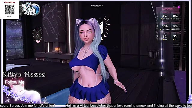 Snapshot of SassyKittyn chatting on October 16, 5:43 am SassyKittyn online show from October 16, 5:43 am