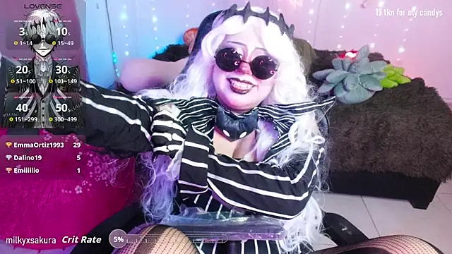 MilkyXSakura online show from November 2, 2:37 am