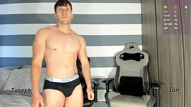 ianandjosephx online show from October 19, 1:46 pm