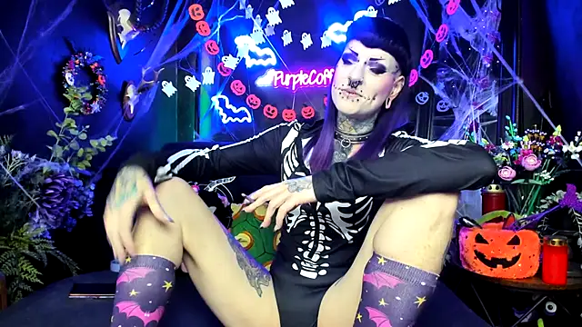 Purple Coffin666 online show from October 20, 7:00 am