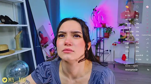 MyLou  online show from March 12, 3:15 pm