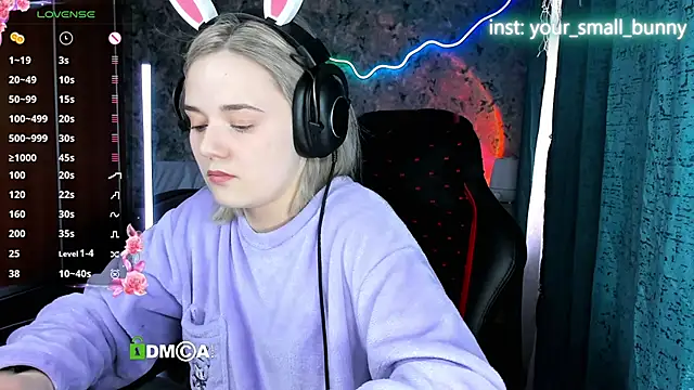 Your small bunny online show from May 18, 2:21 am