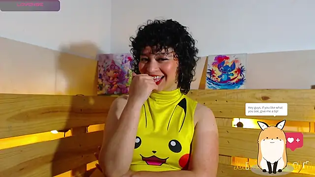 Bitsy Messy online show from February 13, 1:18 am