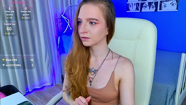 VioletShine online show from March 14, 1:23 pm