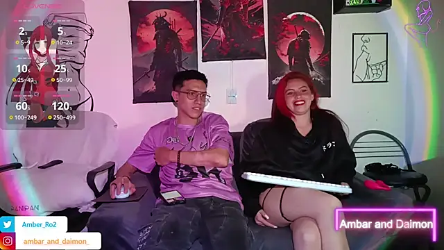 Snapshot of Ambar_and_daimon_ chatting on September 26, 10:46 am Ambar and daimon online show from September 26, 10:46 am