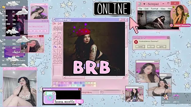 vanesa moon   online show from October 8, 3:11 am