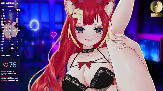 LewdFoxy VT online show from May 8, 5:59 pm
