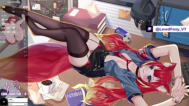 LewdFoxy VT online show from February 25, 5:22 pm
