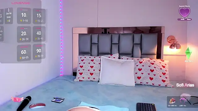 SofiArias online show from October 27, 9:09 pm