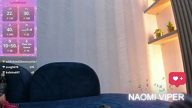 Naomii Viper online show from May 12, 4:13 pm