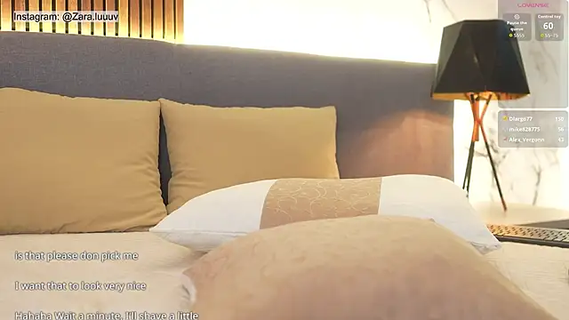 ZaraLuuv online show from October 18, 5:15 pm