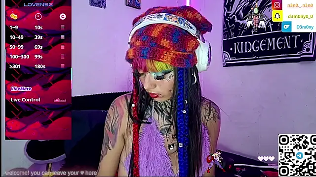 d3m0ny0 0 online show from January 10, 3:33 am