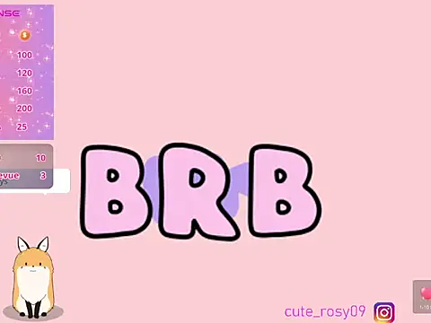 Rosy cutee1 online show from July 9, 3:58 pm