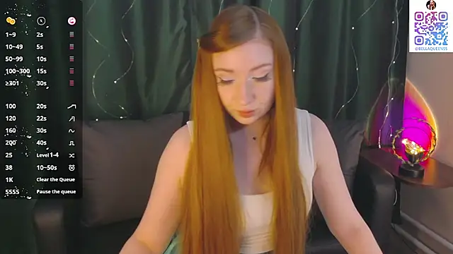 BellaQueenss online show from November 18, 9:10 am