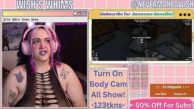 nevermakeawish online show from May 21, 10:02 am