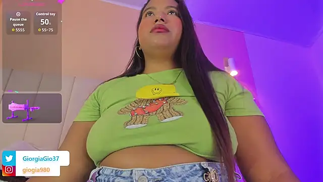 Giorgia 18 online show from September 18, 1:20 pm