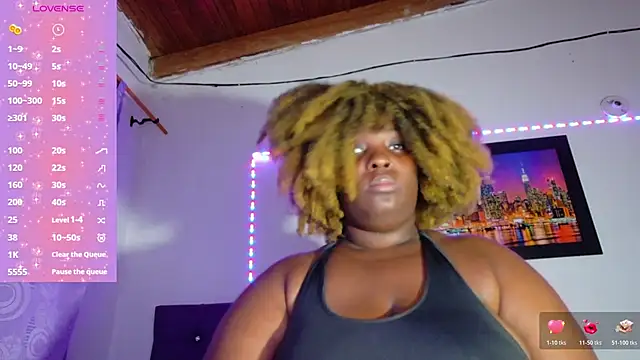 ebony NeighborMoans online show from March 6, 3:34 am