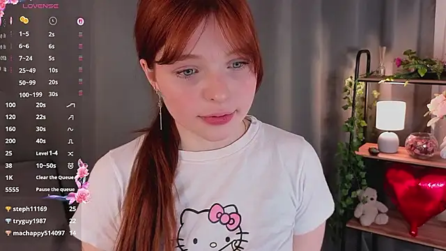 AnnieKim  online show from March 12, 5:04 pm