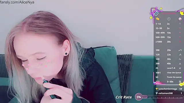 AliceNya cute online show from October 16, 5:32 am