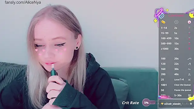 AliceNya cute online show from November 11, 5:58 am