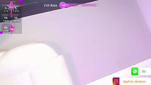 Daphnne XXX online show from November 2, 8:12 pm