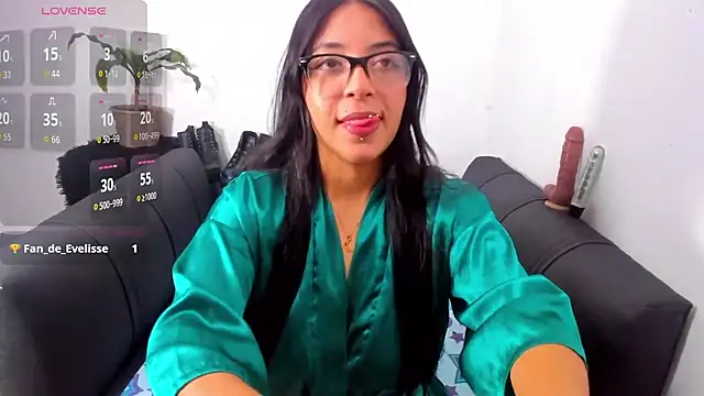 evelisse  online show from January 7, 4:05 am