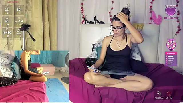 ANGELA AND BRACK online show from April 27, 8:50 pm
