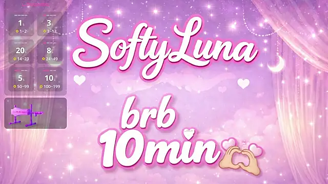 Softy Luna online show from June 1, 1:07 am