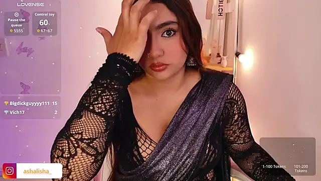 ashalisha online show from March 25, 3:15 pm